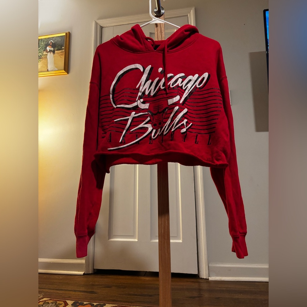 NBA Red Hoodie with Logo